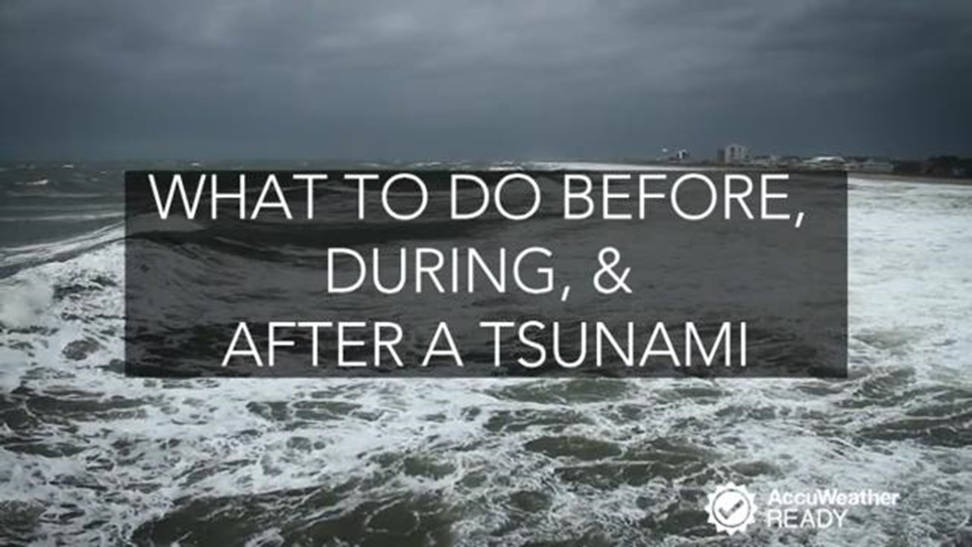 Tsunamis are difficult to detect and predict, but you can still protect yourself.