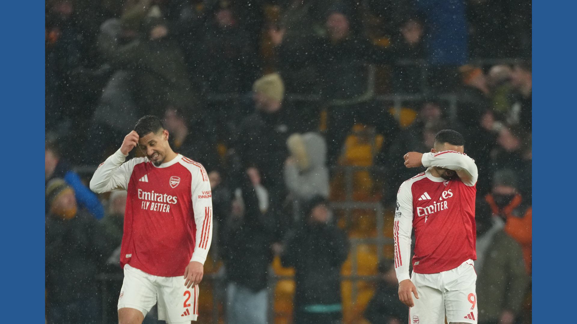 Arsenal blows two-goal lead at Wolves to boost Man City's Premier ...