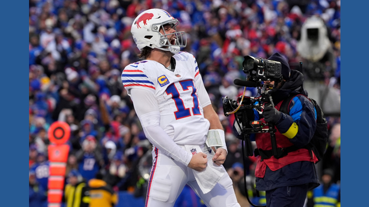 Josh Allen dominates with 6 TDs pushing Bills past Buccaneers 44-32 |  kens5.com