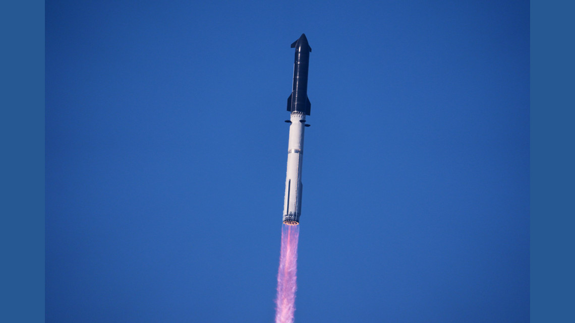 SpaceX launches Starship on another test flight, this time with