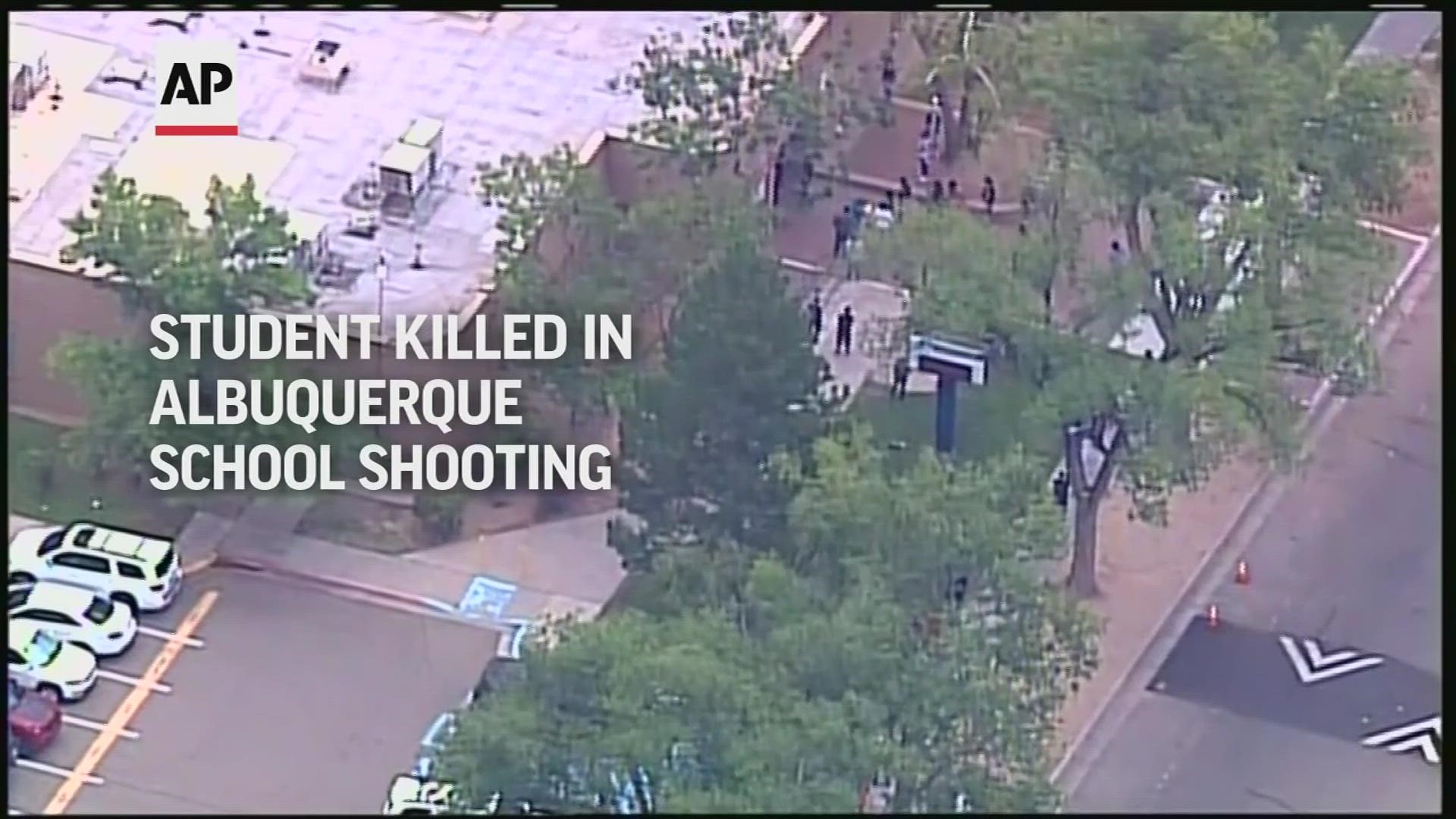 One student was killed and another was taken into custody following a shooting at a middle school near down Albuquerque during the lunch hour Friday.