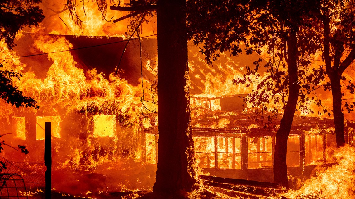 California's largest fire burns homes, blazes scorch West - Vimarsana News