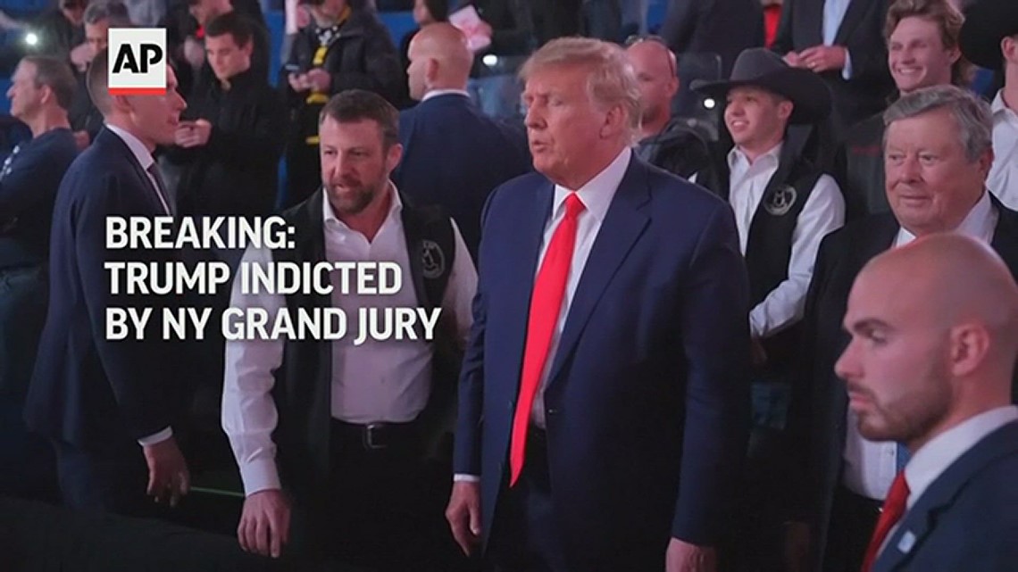 Trump indicted by NY grand jury