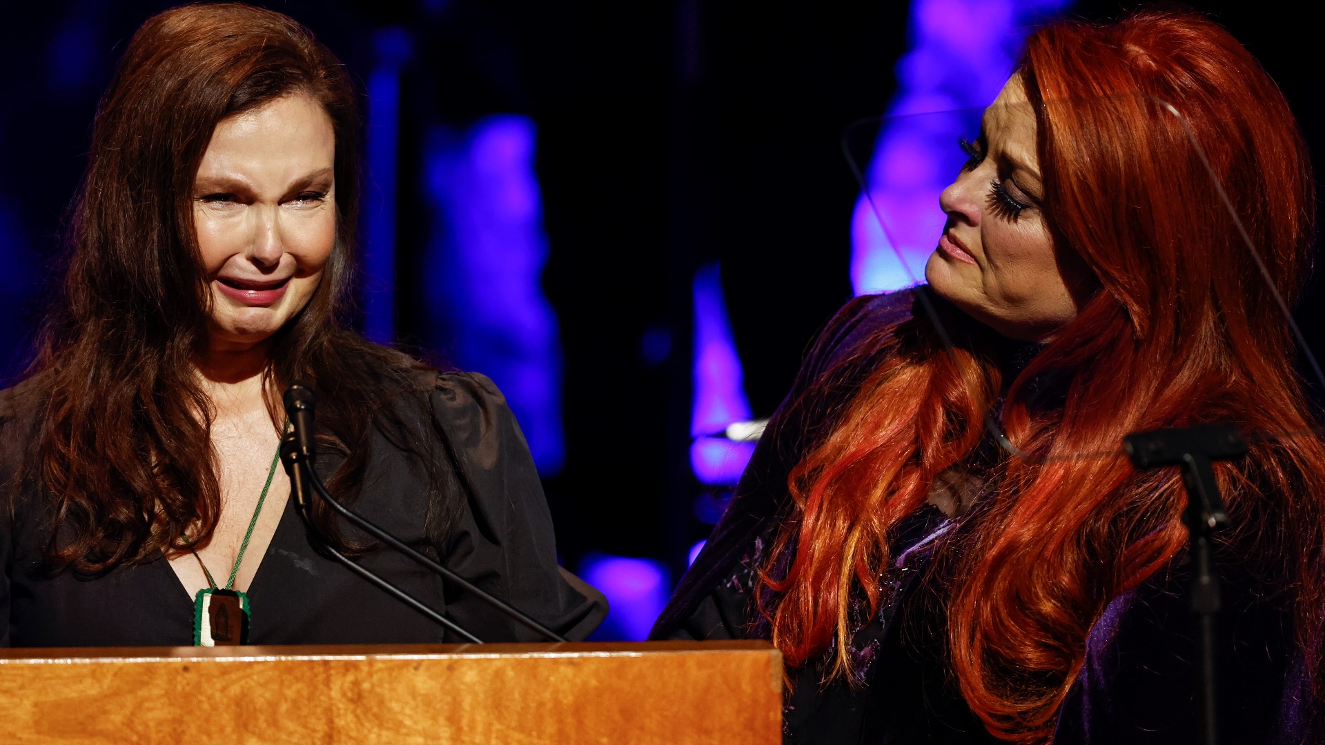The Judds joined the Country Music Hall of Fame on Sunday in a ceremony filled with tears, music and laughter, just a day after Naomi Judd died unexpectedly.