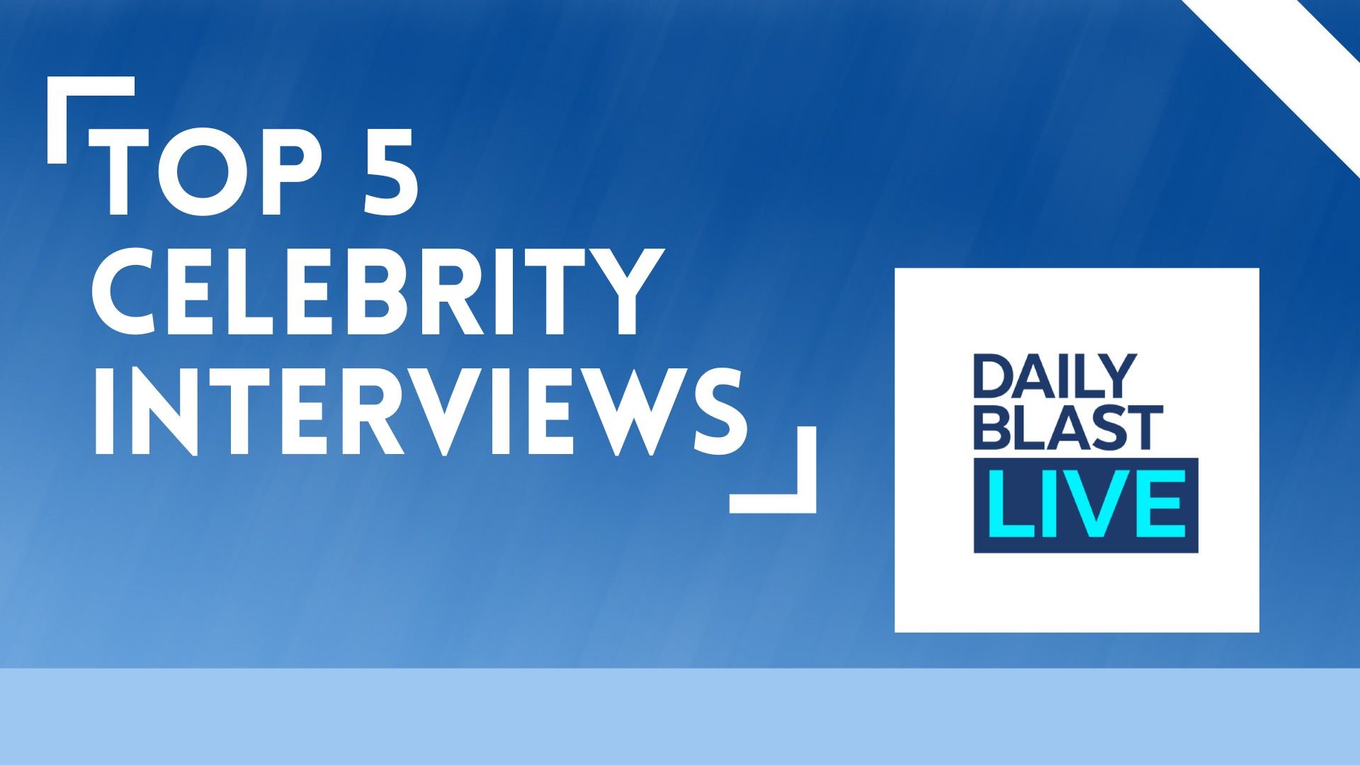 A look at some of the top celebrity interviews on Daily Blast Live, from Matthew McConaughey to Carol Burnett