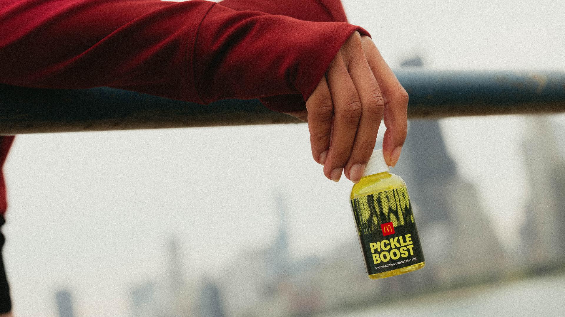 McDonald’s giving away free bottles of pickle brine for marathon season ...
