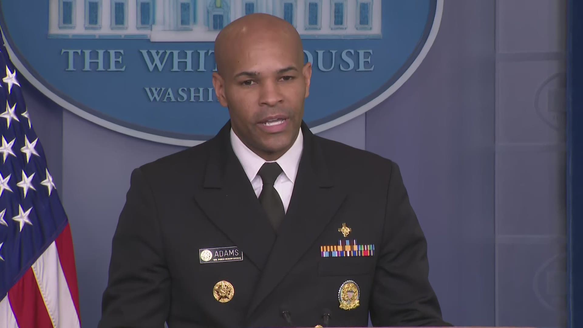 'Especially in communities of color we need you to step up and help stop the spread,' Surgeon General Jerome Adams said.