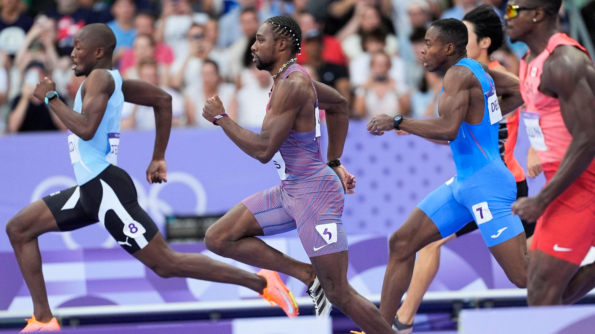 After winning the 100-meter sprint by five-thousandths-of-a-second, Noah Lyles looks for another gold in the 200 meters.