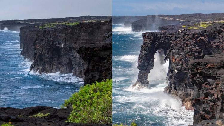 Iconic sea arch collapses at Hawaiʻi Volcanoes National Park | kens5.com