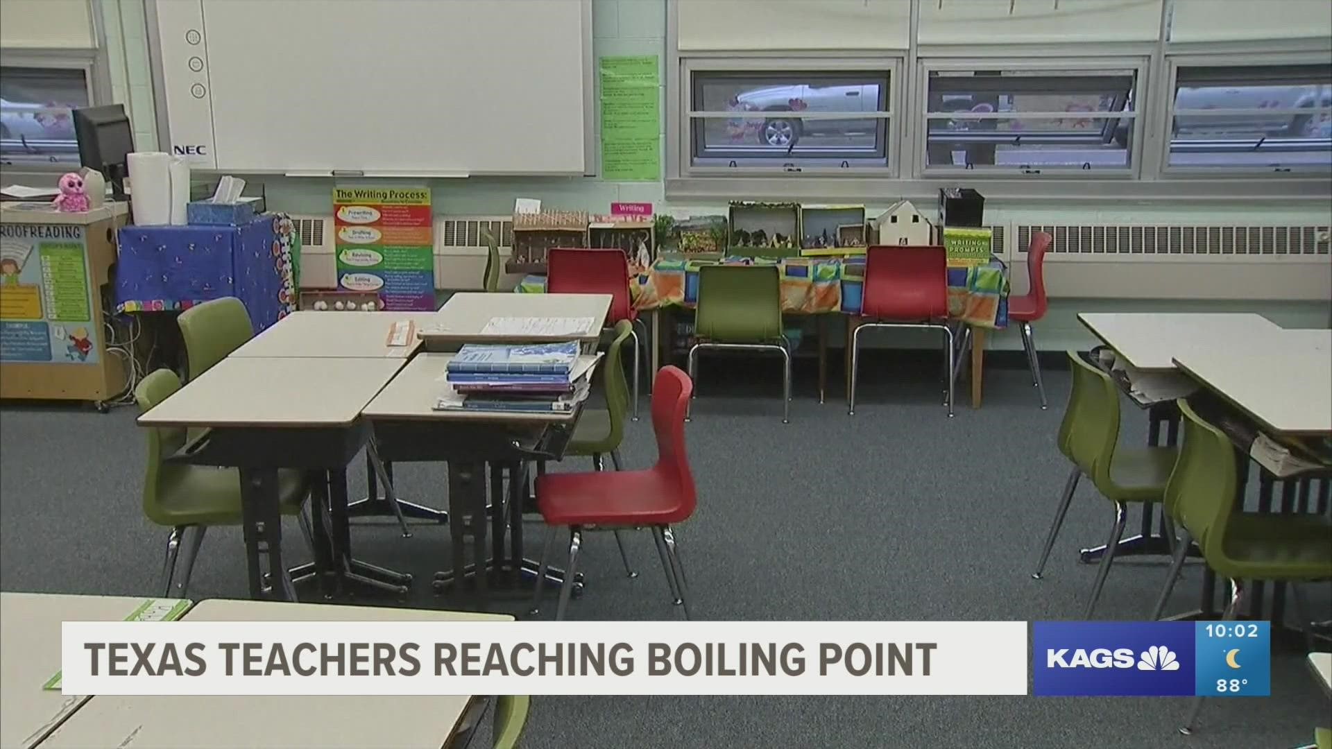 The Texas public education system is making headlines for the wrong reasons after a survey found that 70% of teachers are considering quitting within the year.
