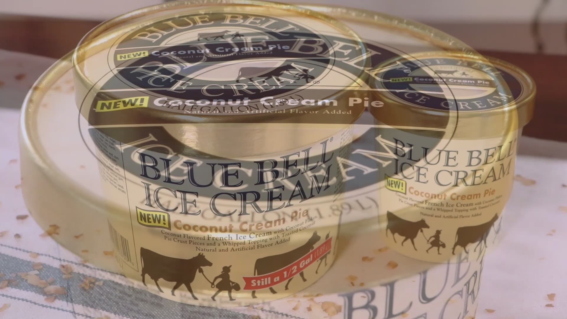 Blue Bell Coconut Ice Cream