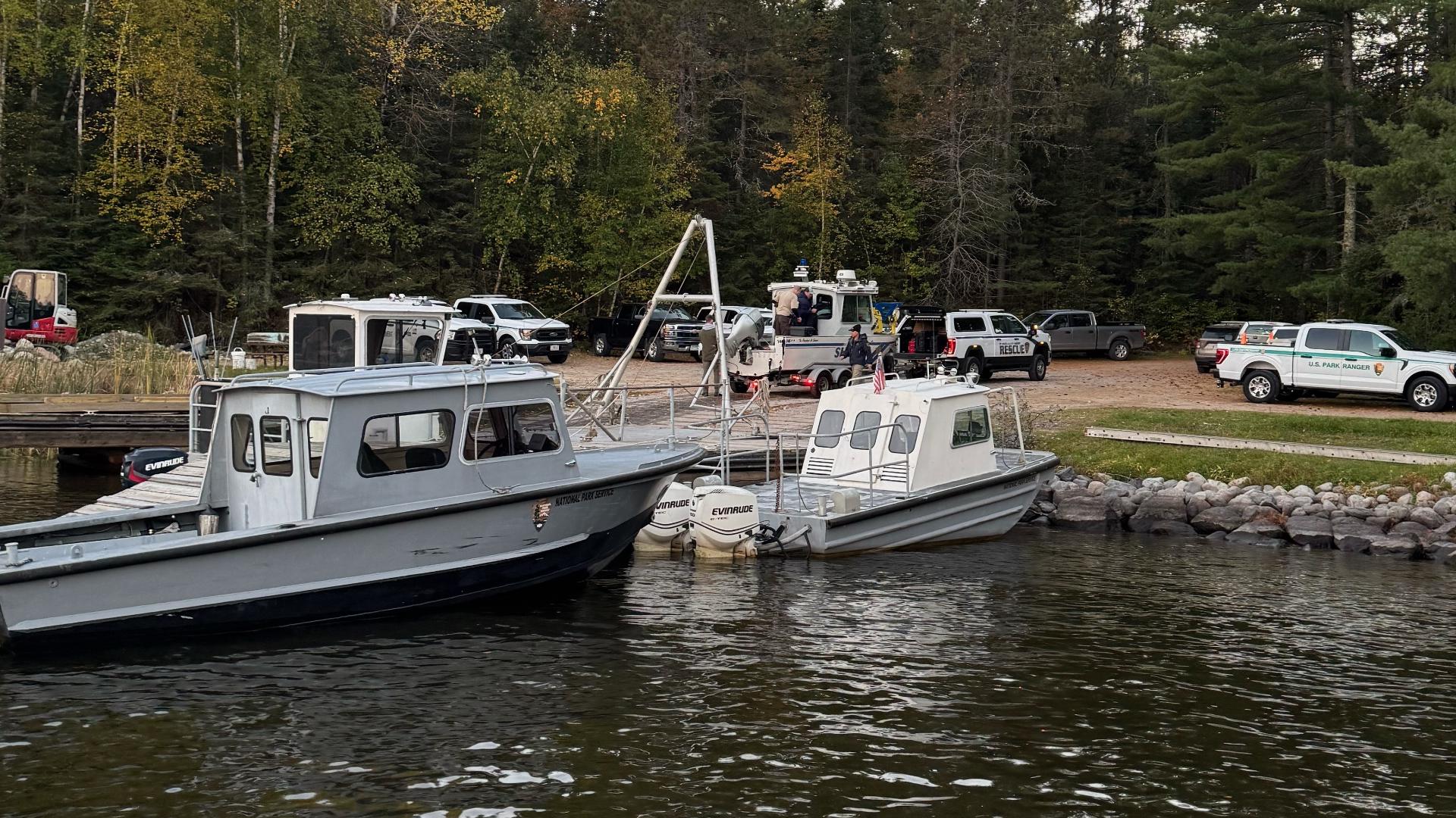 The ranger was attempting to tow campers on Namakan Lake when his boat capsized Sunday morning. He didn't make it out of the water.