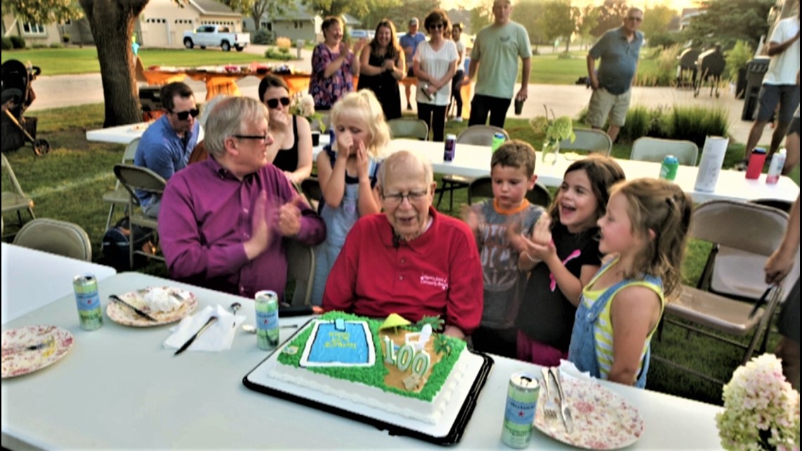 Man built neighbor kids a pool; they celebrate his 100th birthday - Vimarsana News