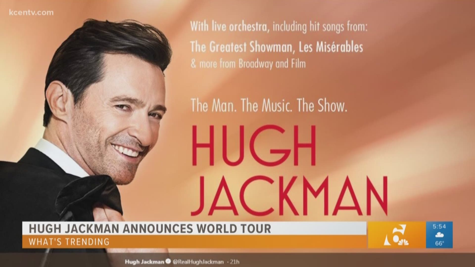Hugh Jackman Adds San Antonio Date To World Tour Kens5 Com - roblox id codes off on greatest showman