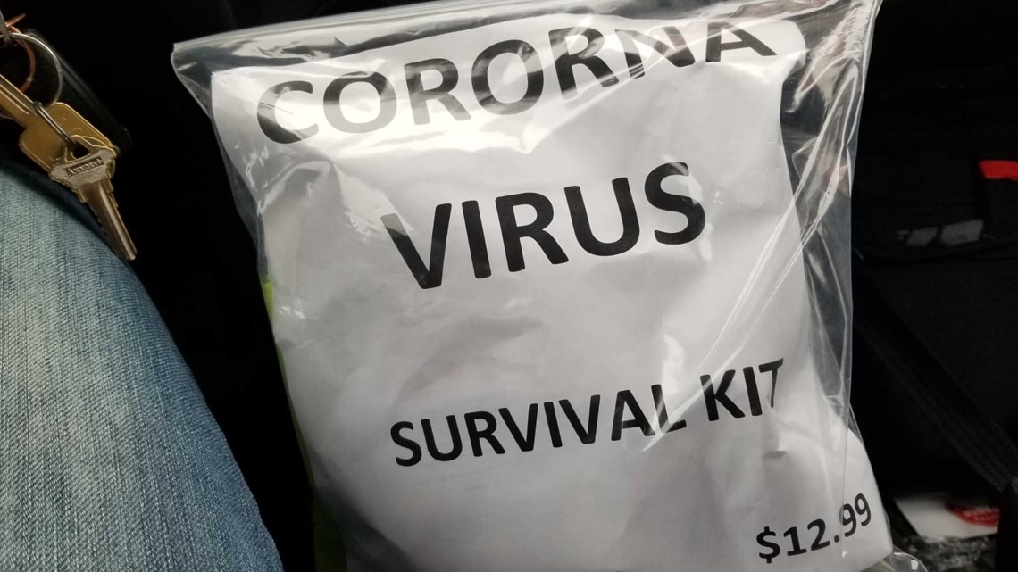 Coronavirus 'survival kit' for sale near Salado meant to be joke