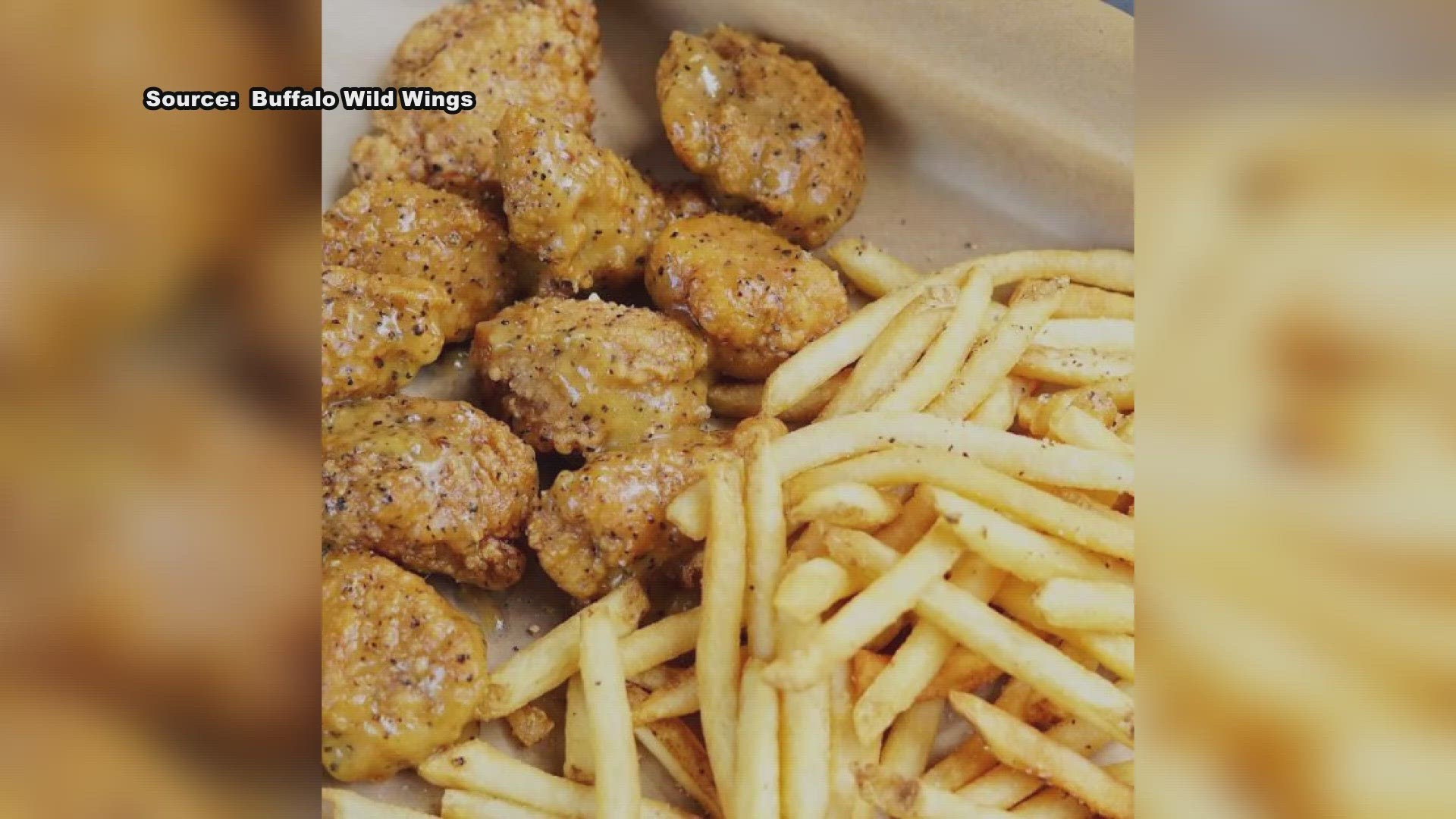 Customer claims that Buffalo Wild Wings boneless wings are actually just chicken nuggets.