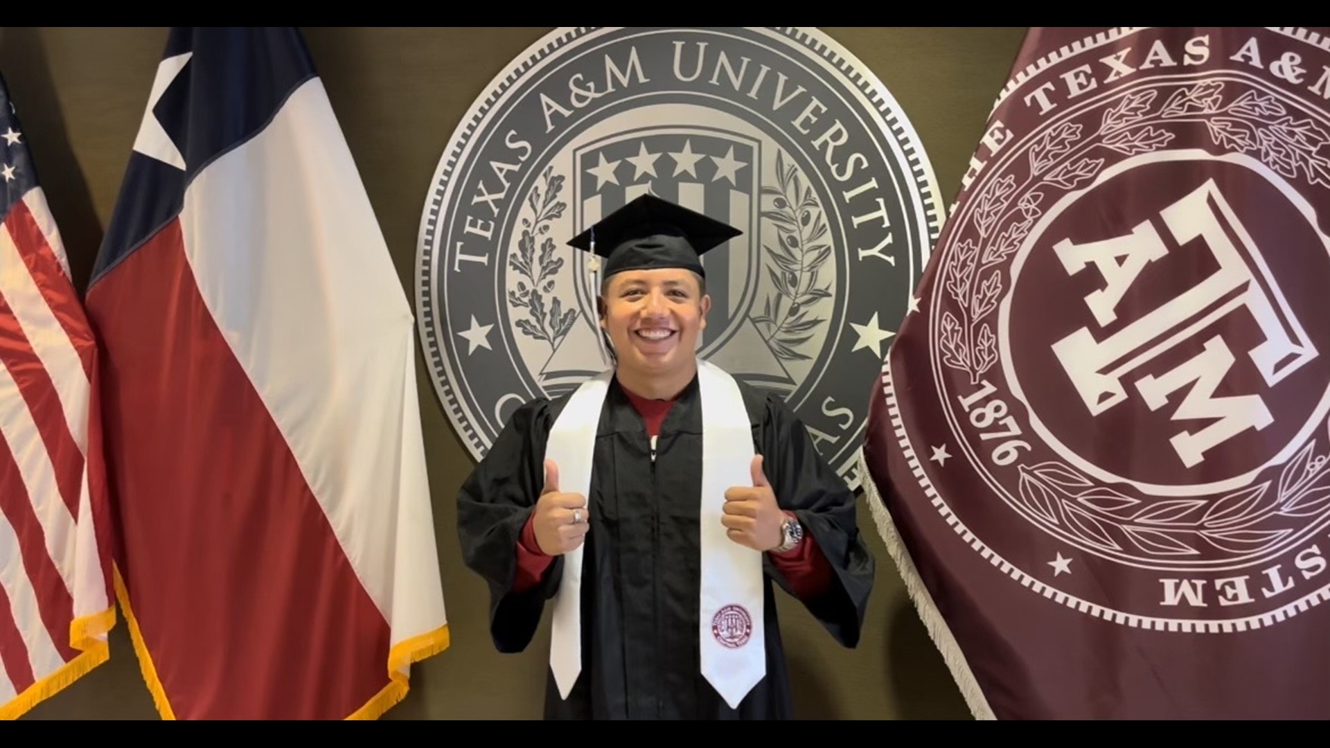 Cruz Gonzalez graduated with over 200 of his classmates at TAMUCT.