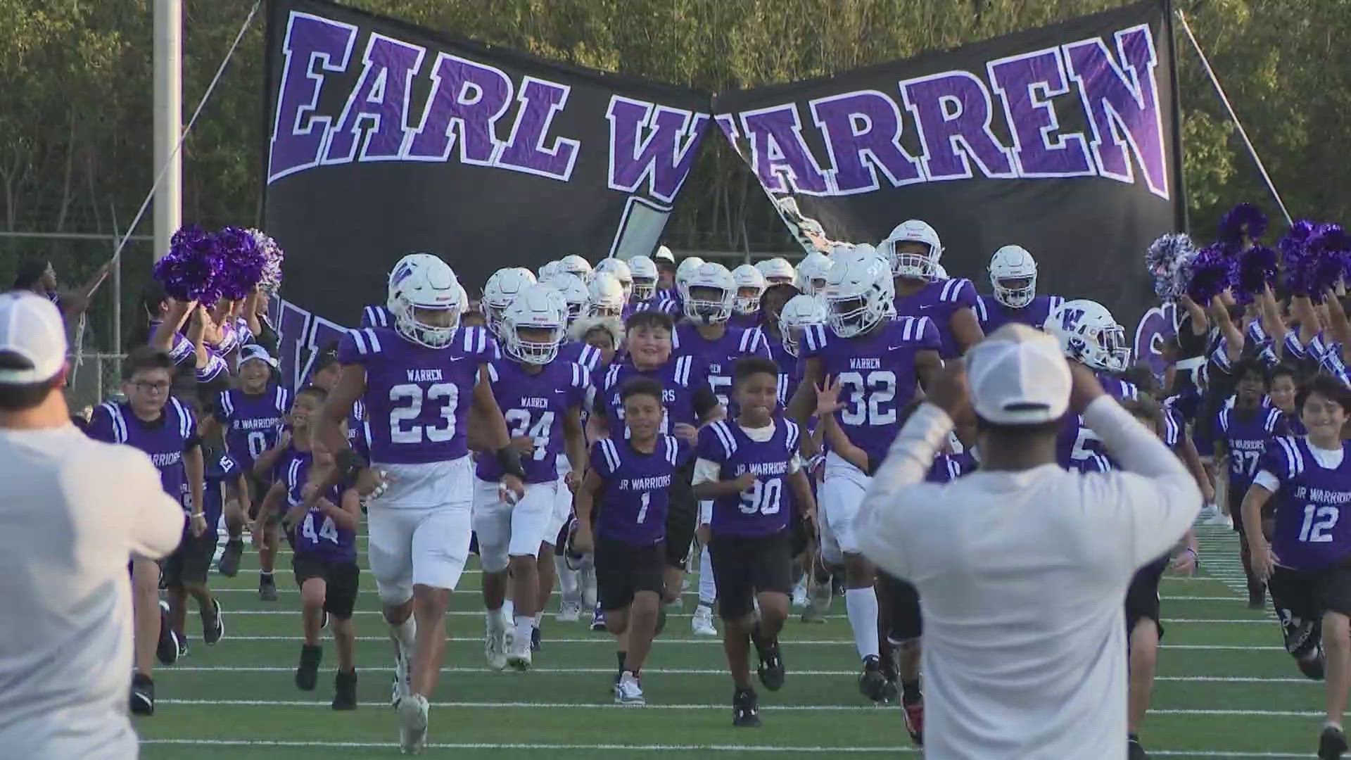 Churchill and Warren both secured Week 1 wins as the high school football season got underway.