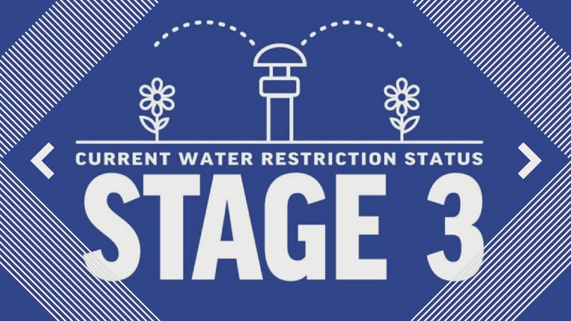 Stage 3 water restrictions underway in New Braunfels