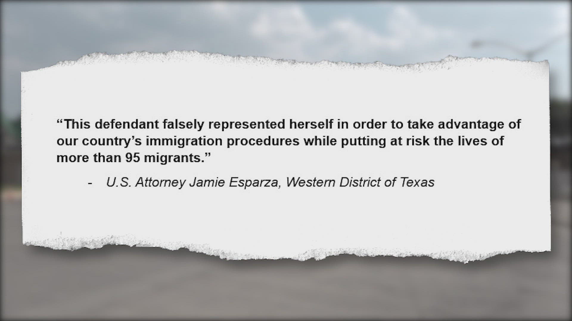 The woman was sentenced to 14 years for pretending to be a legal advocate collecting more than $275,000 from migrants.