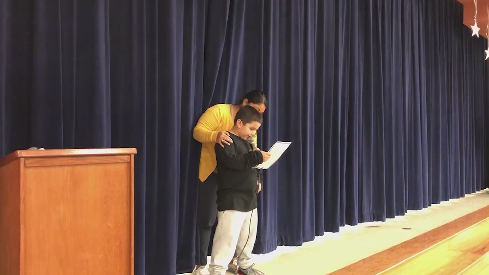 Infantry soldier Justin Rangel gave his son Jayven the surprise of a life time Thursday at Southwest Elementary School!