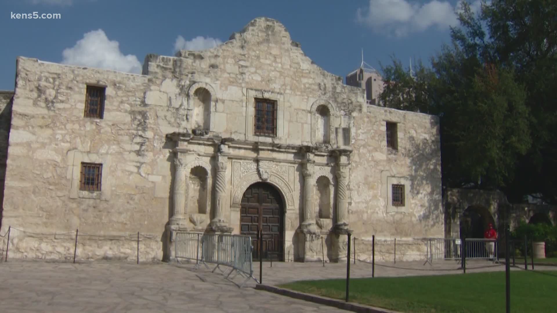 The Alamo has been closed for the past six months due to the coronavirus threat.