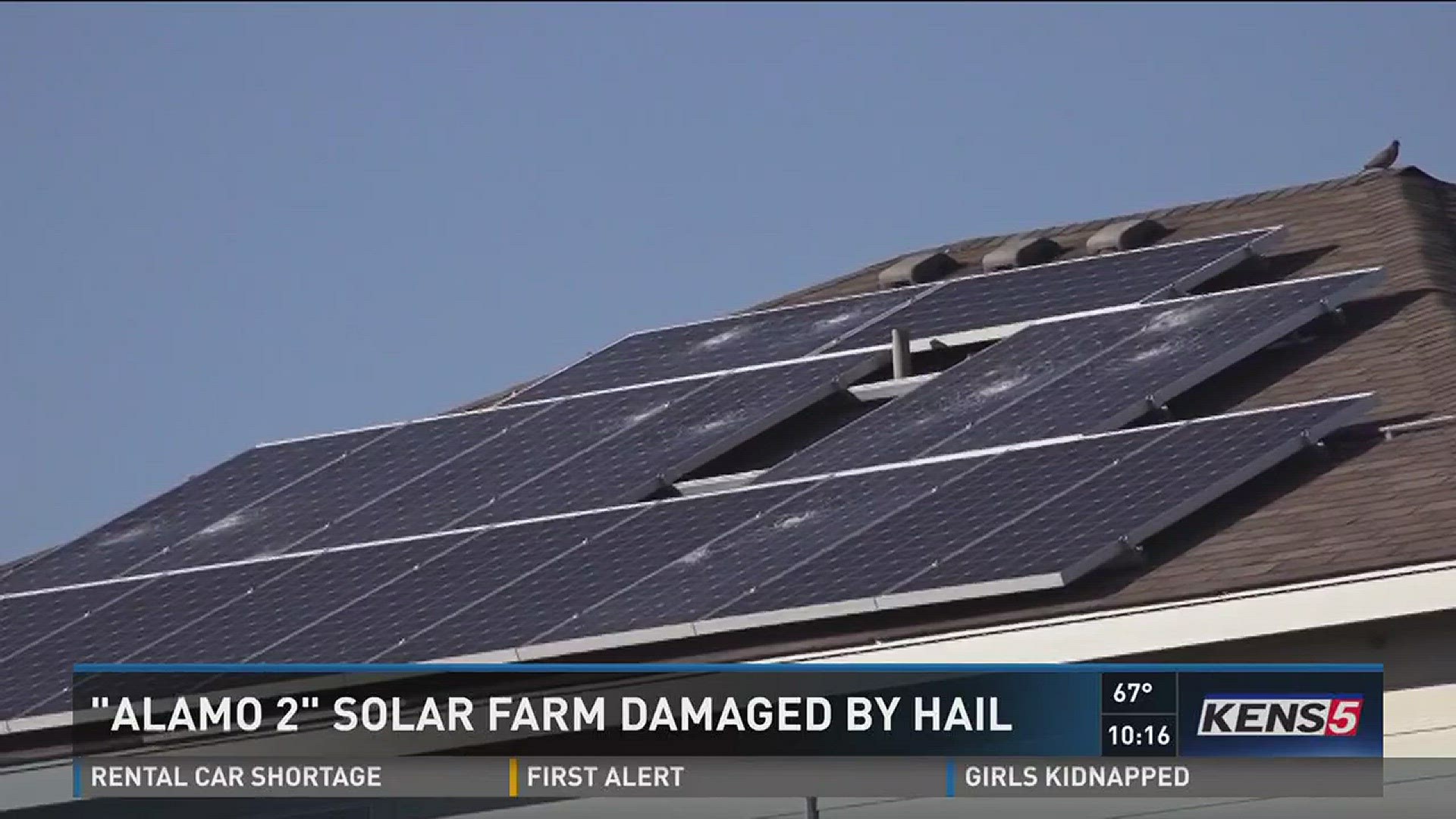 Alamo 2 solar farm damaged by hail