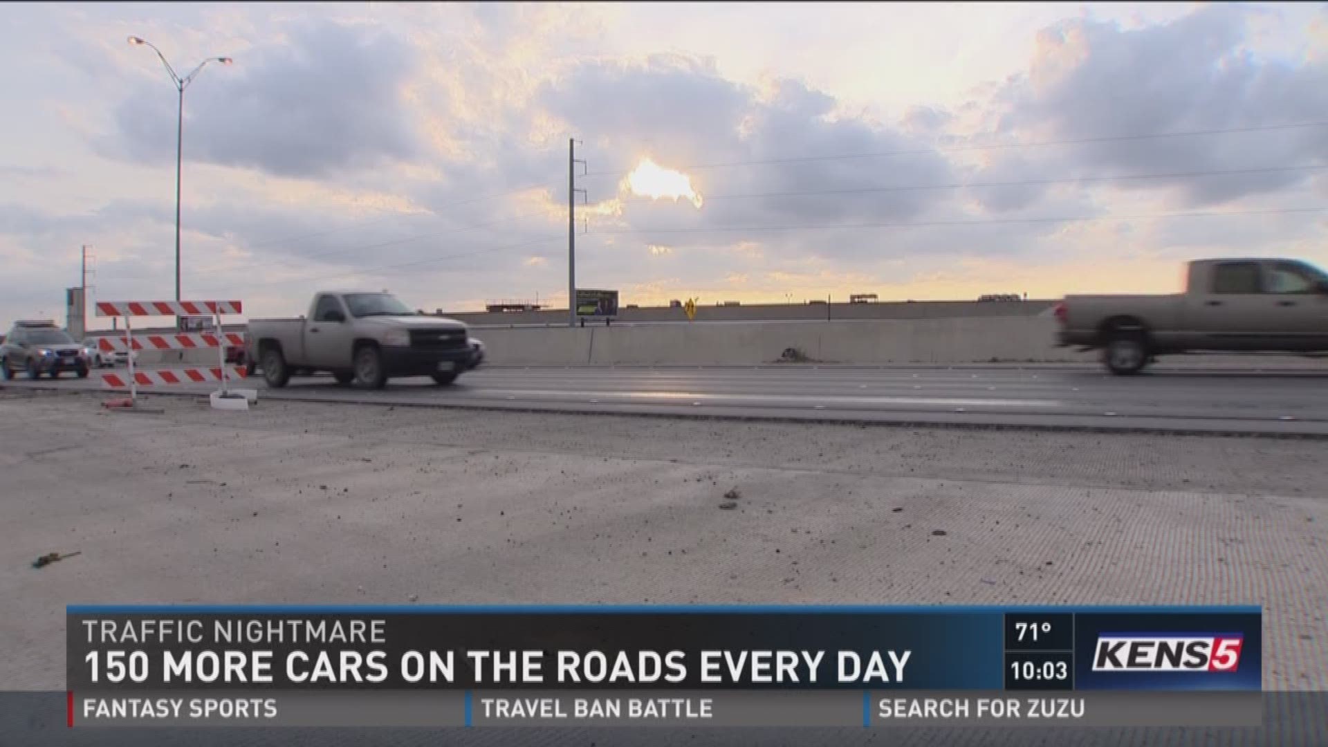 Traffic Troubles 150 Cars Added To San Antonio Area Every Day Kens5 Com