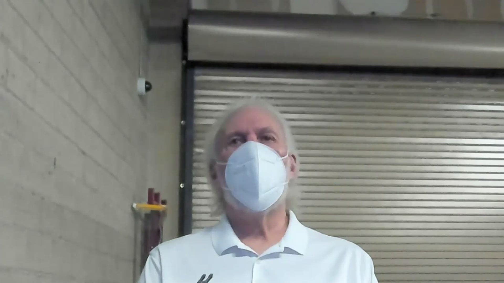 Popovich was particularly grouchy before San Antonio's first game in Los Angeles.