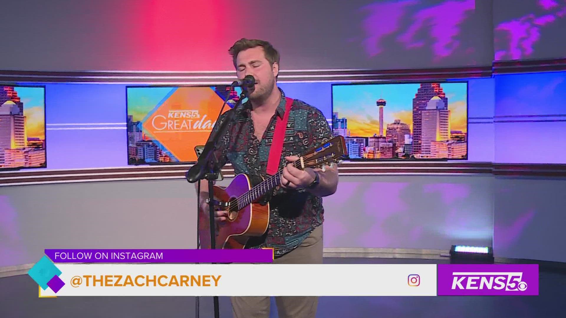 Zach Carney performs live on Great Day SA