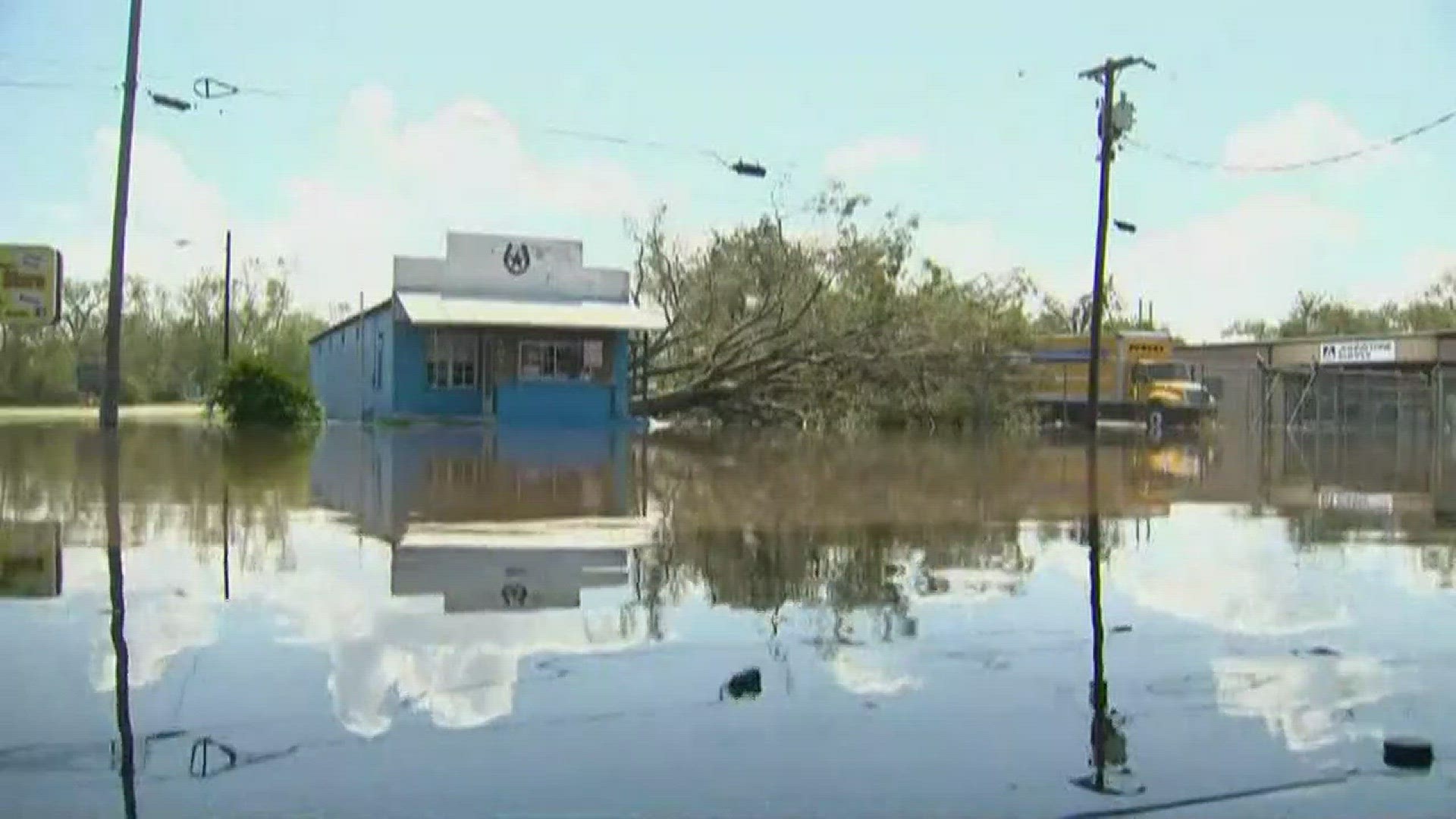 First it was high winds and lots of rain but now there's a new problem for people in Victoria: The Guadalupe River is flooding neighborhoods.