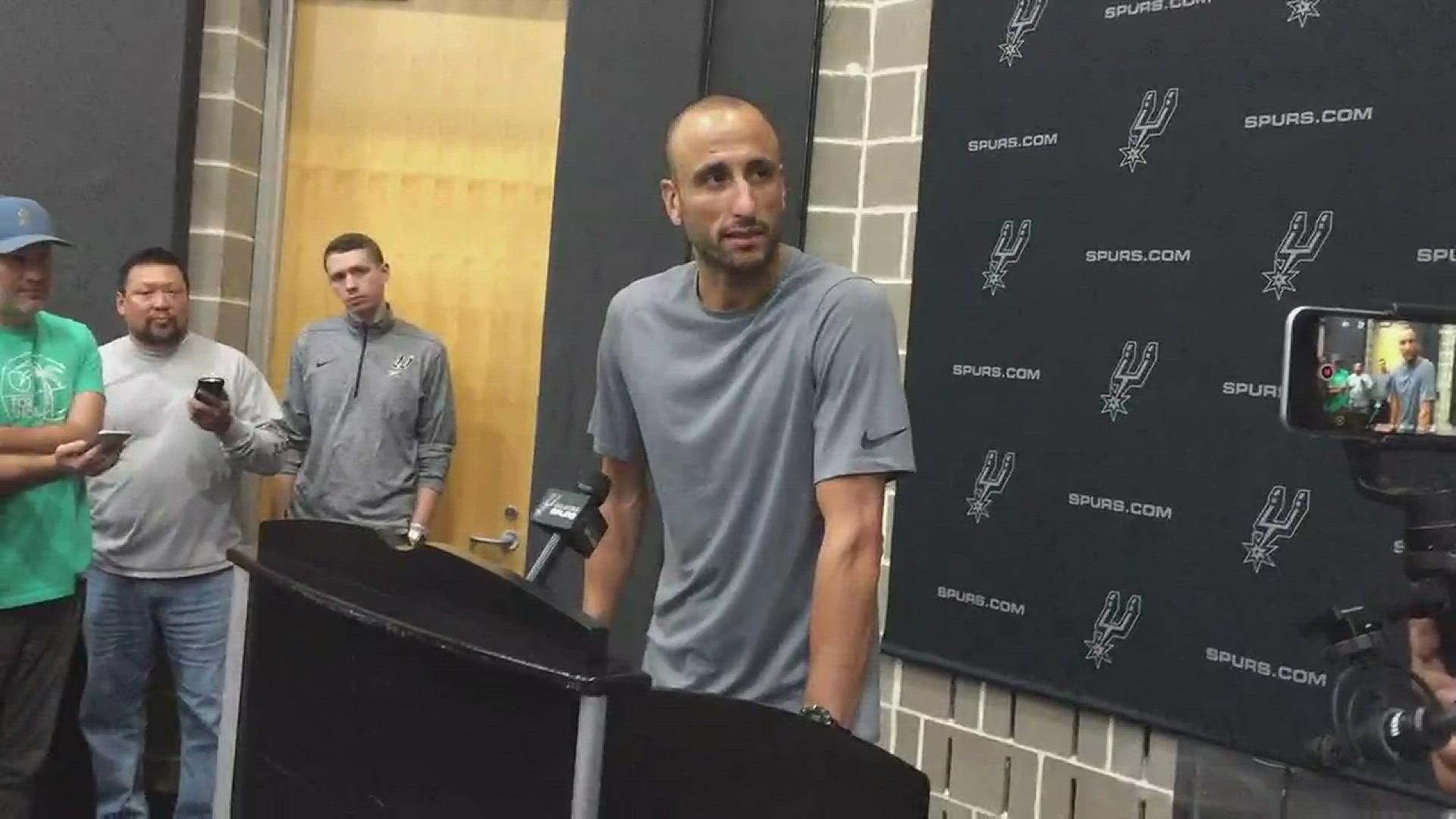Manu on the satisfaction of winning the 2014 NBA title
