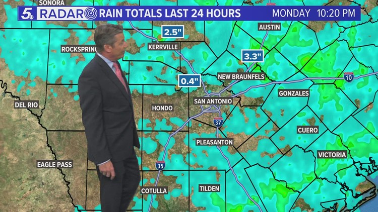 Scattered showers, thunderstorms possible Tuesday afternoon | FORECAST