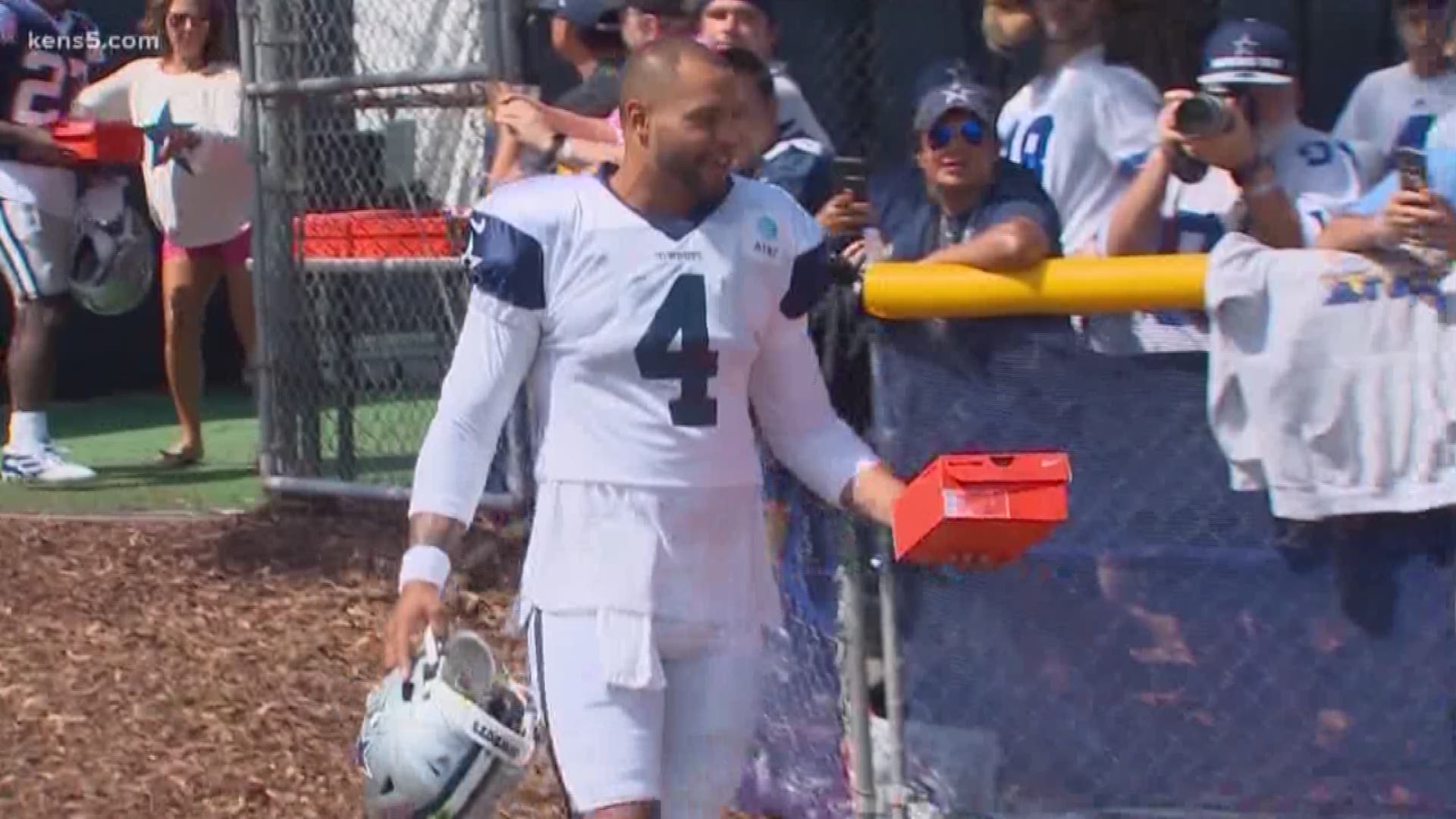 Day 4 of the Dallas Cowboys 2019 Training Camp is in the books and it started with a generous gesture.