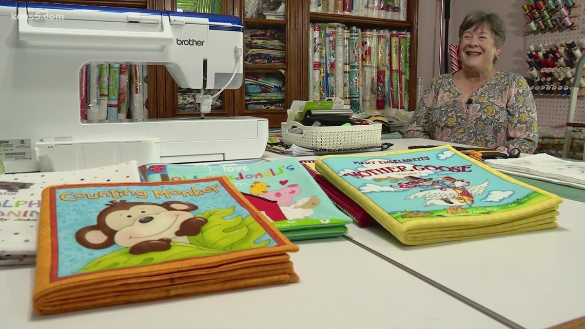 San Antonio woman mixing love of books and sewing to bring kids stories