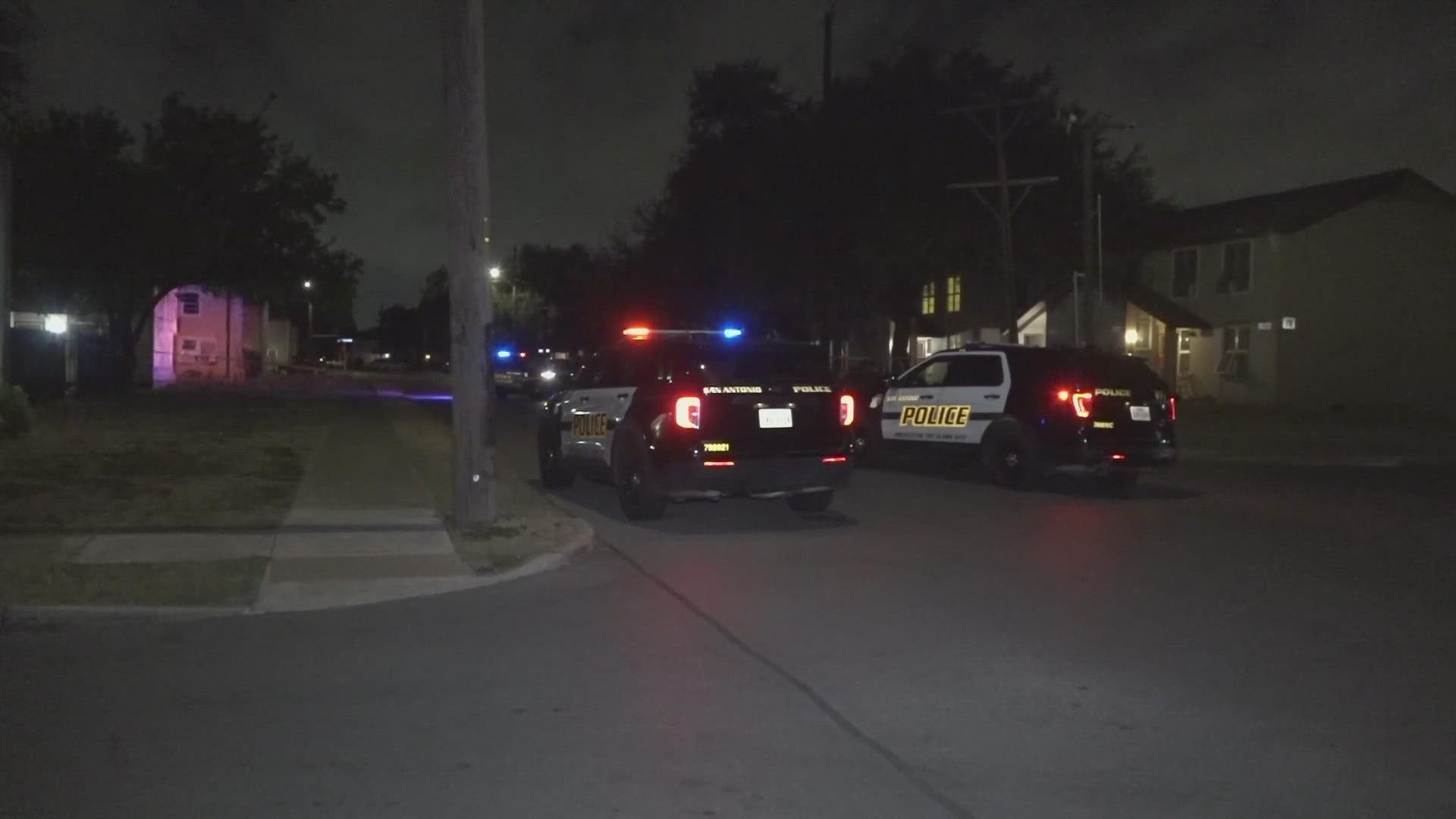 An SAPD investigator confirmed that casings found came from an AK-47 style rifle.