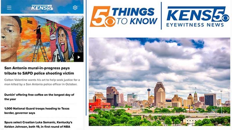 Get 'in the know' with the KENS 5 app and KENS 5 Things to Know newsletter!
