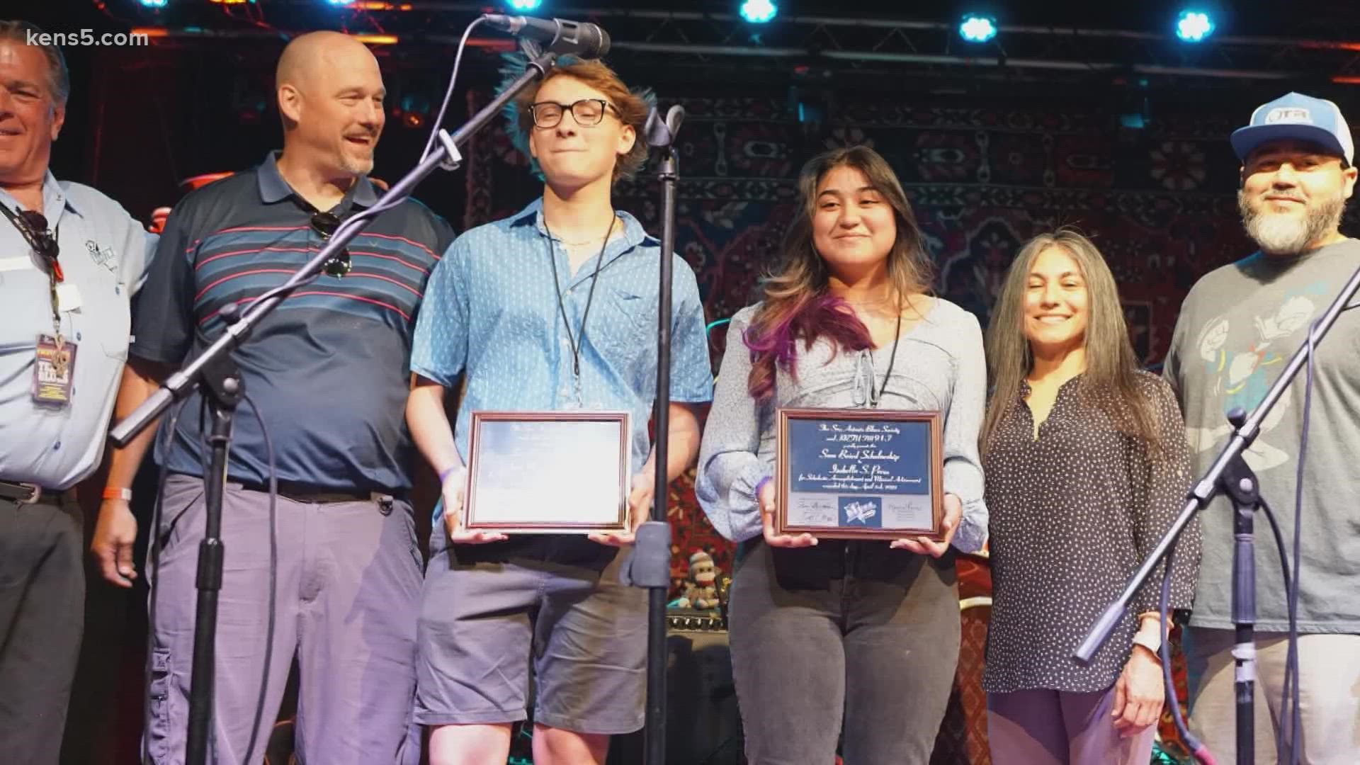 Isabella Perez and Jake Troop Valdivia are bandmates who play different instruments, and they decided to take the same musical risk to win a scholarship.