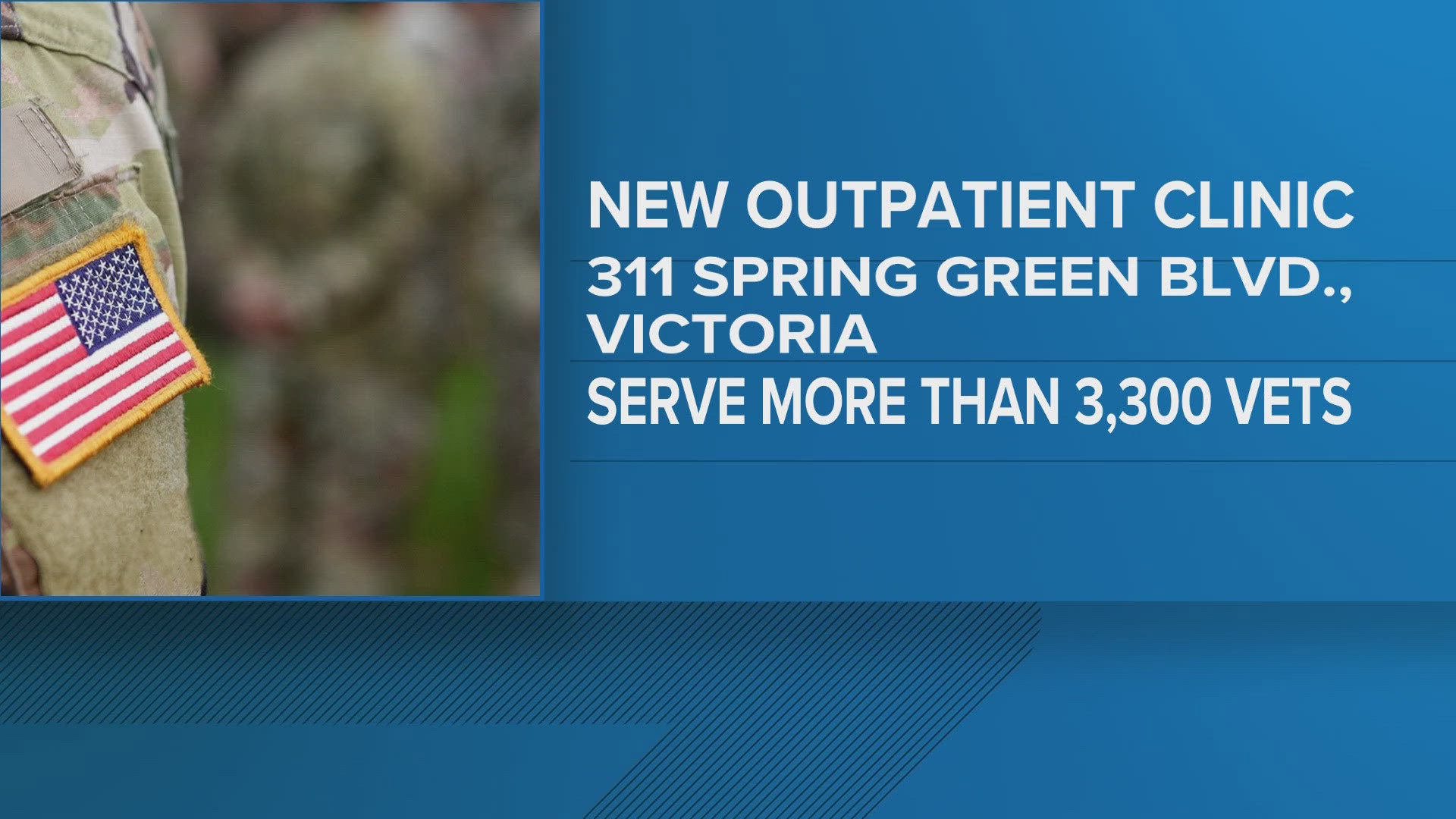 It will serve more than 3,300 veterans.