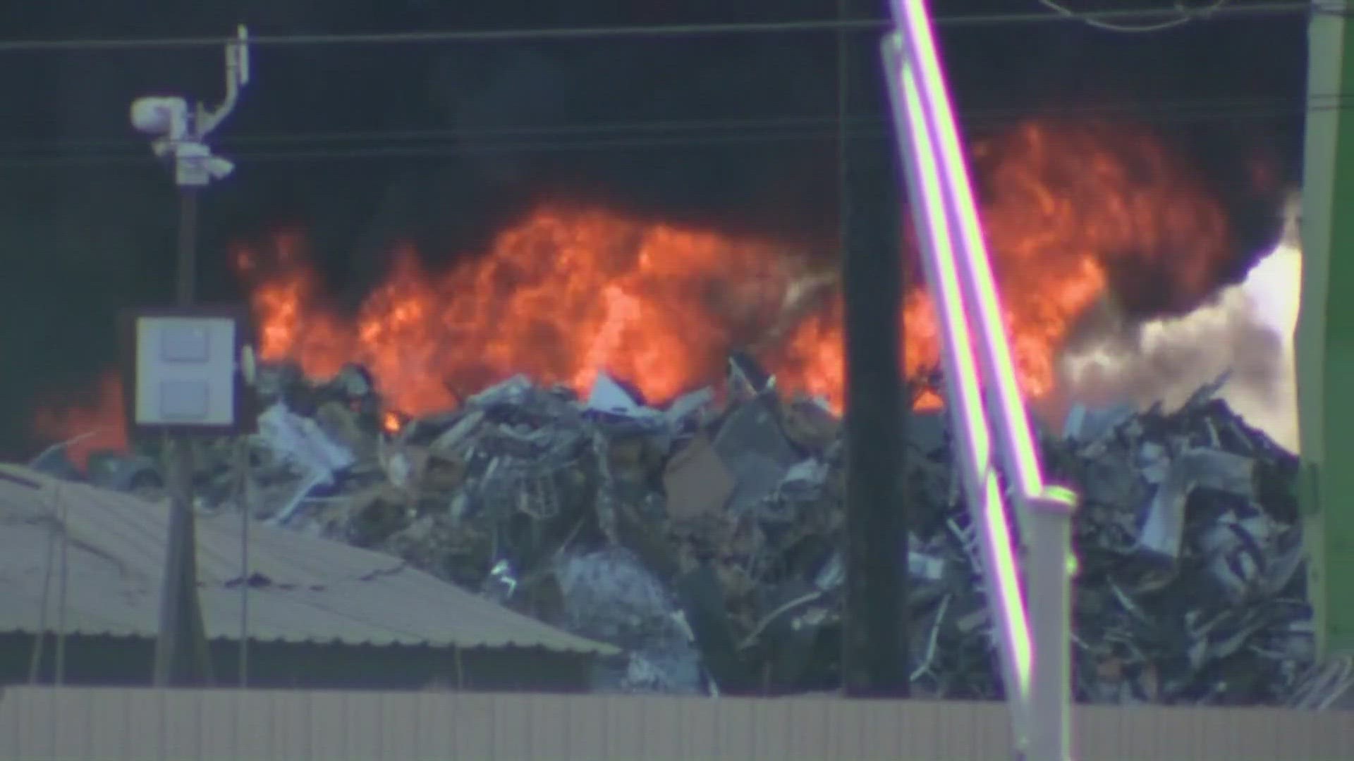 Southwest-side residents calling for accountability after string of fires at scrap plants