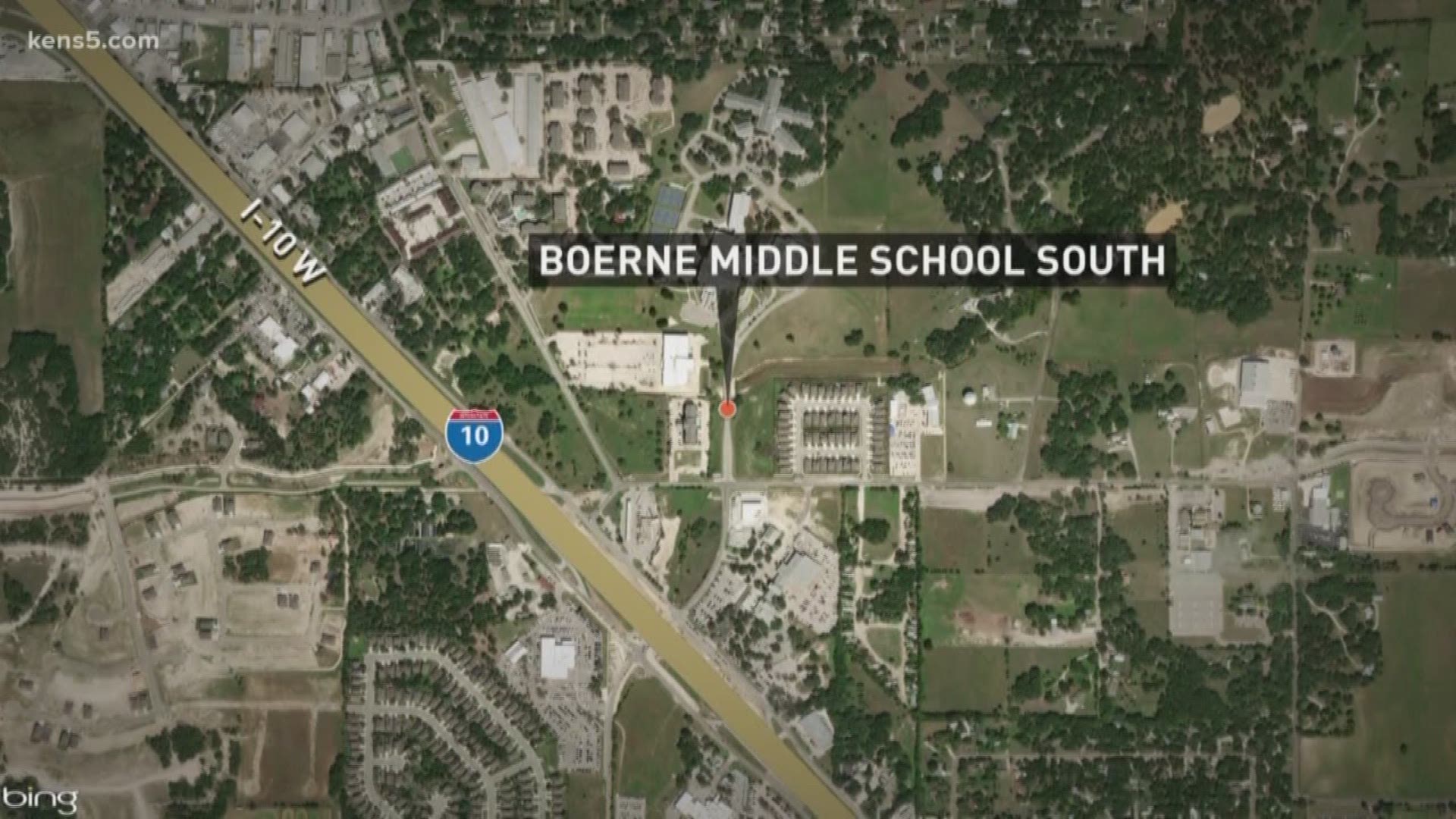 A portion of Boerne Middle School South was evacuated Wednesday afternoon after reports of a gas odor, the district told parents in an email.