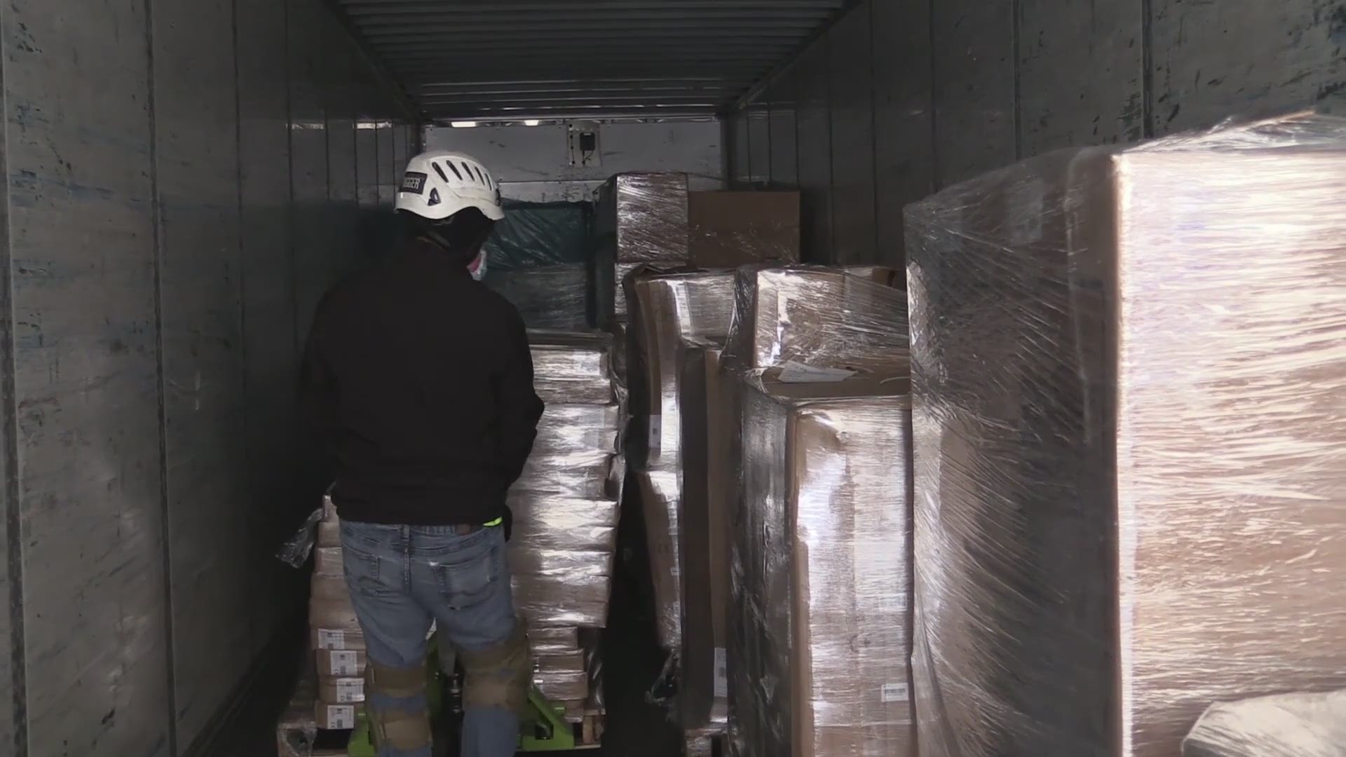 Workers are focused on getting the El Paso Convention Center ready to house patients amid the COVID-19 pandemic by week's end.