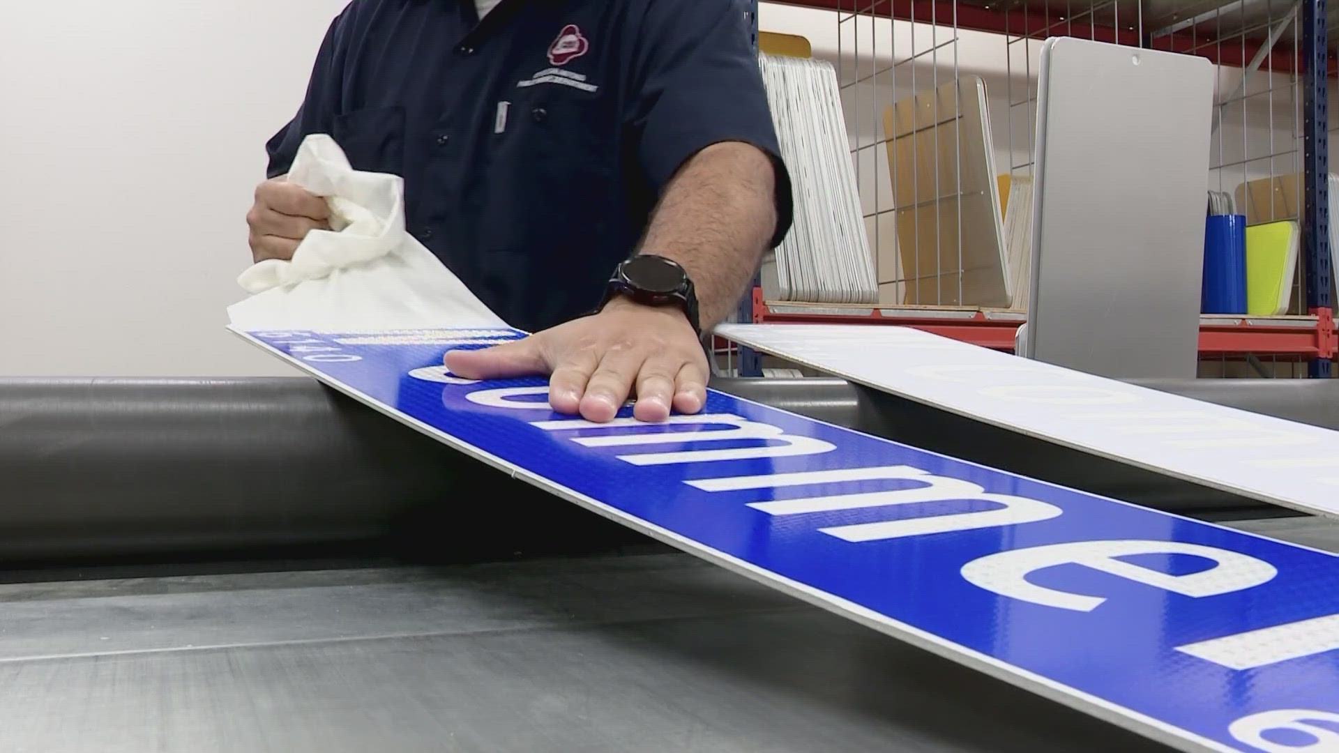 San Antonio is one of the only cities in the U.S. whose street signs are made right here at home.