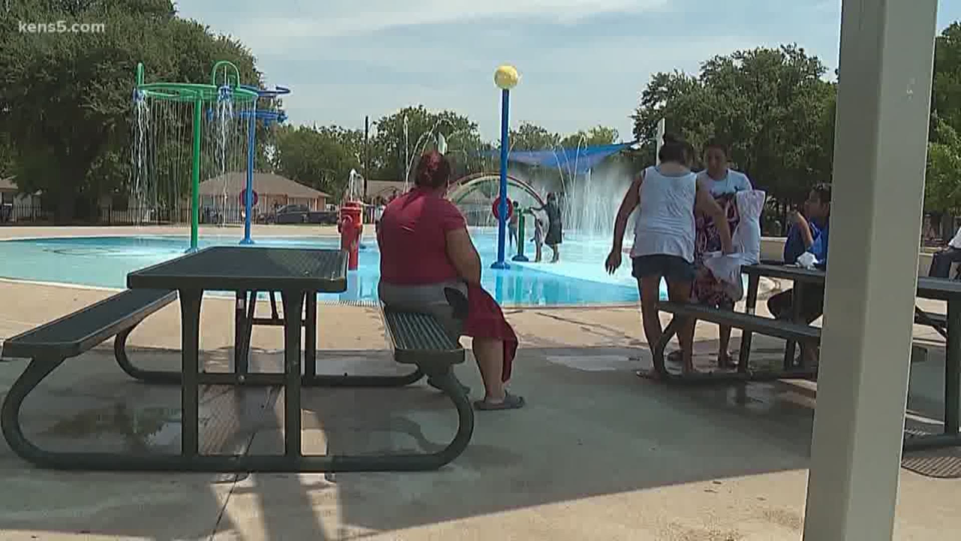 San Antonio reached 105 degrees Monday. To combat this dangerous heat, the city has set up dozens of cooling stations. Here's eyewitness news reporter Charlie Cooper.