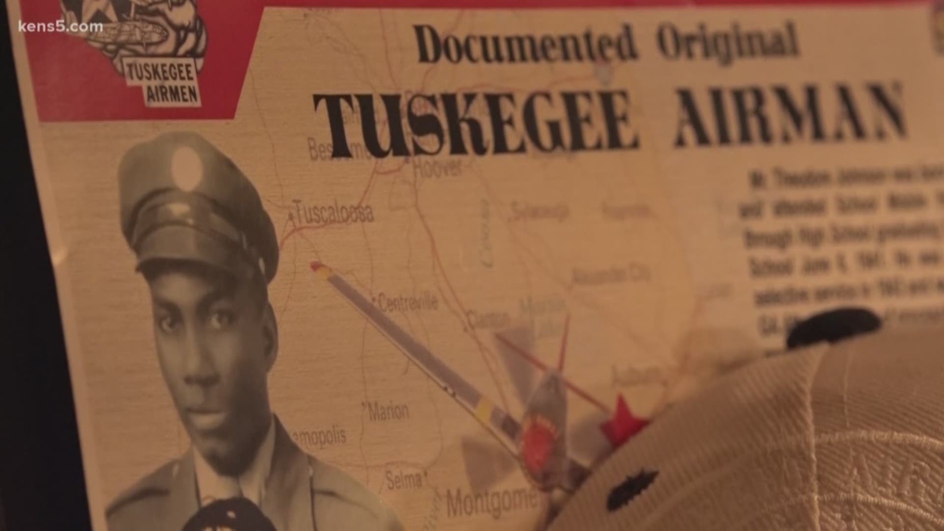 Theodore Johnson didn't talk much about his experience as one of the first black aviators in the U.S. military until he joined the SA chapter of Tuskegee Airmen.