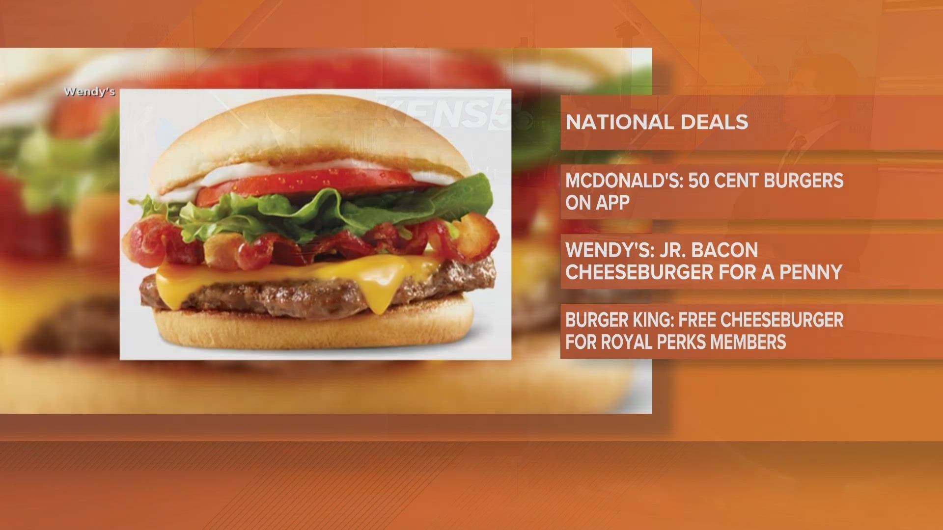 Want a burger for 50 cents? Here's how to cash in on National Cheeseburger Day.