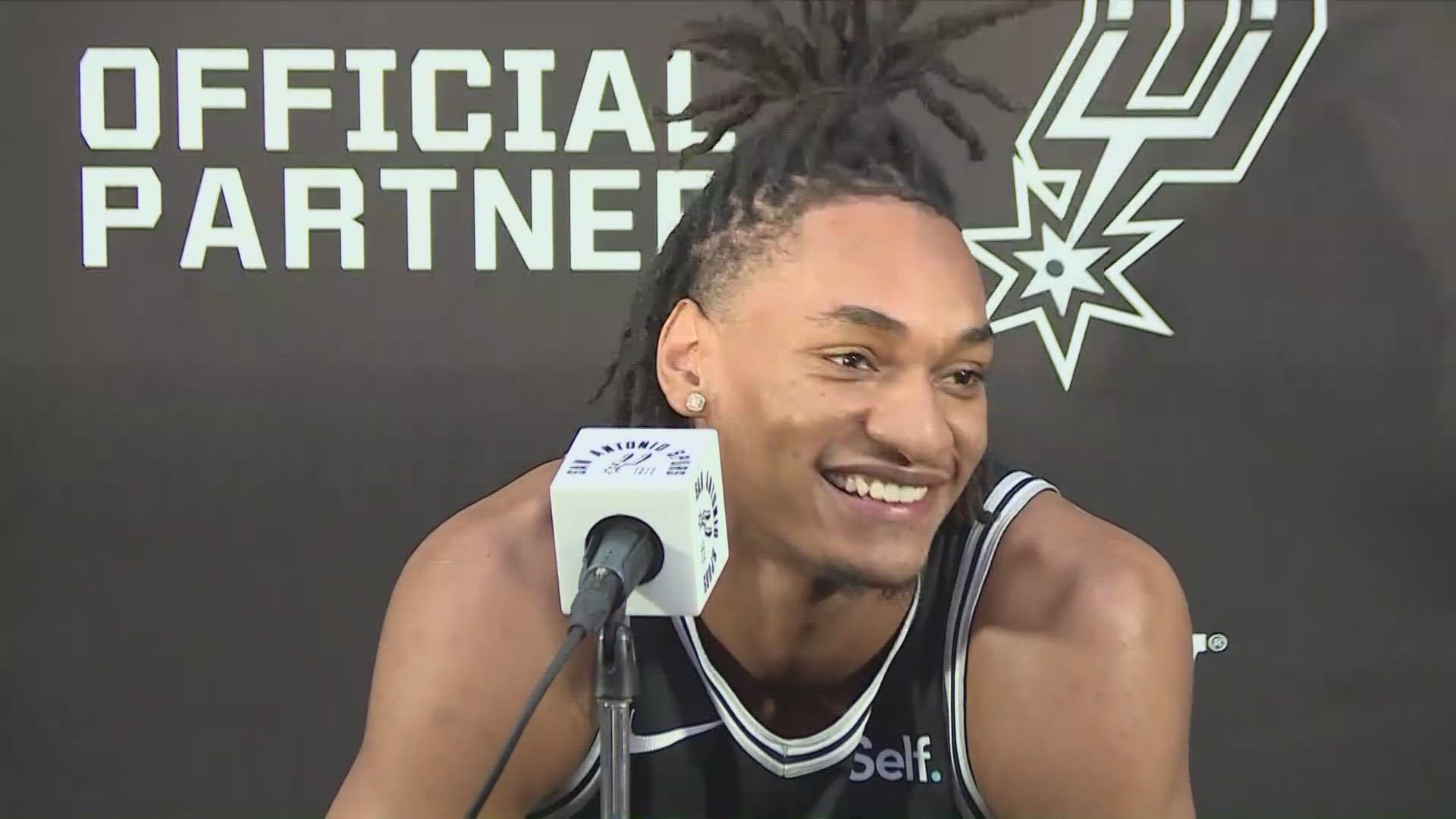 "I want to be a Spur for a long time," he said with a smile at media day hours before the news dropped. "That's all I can say."
