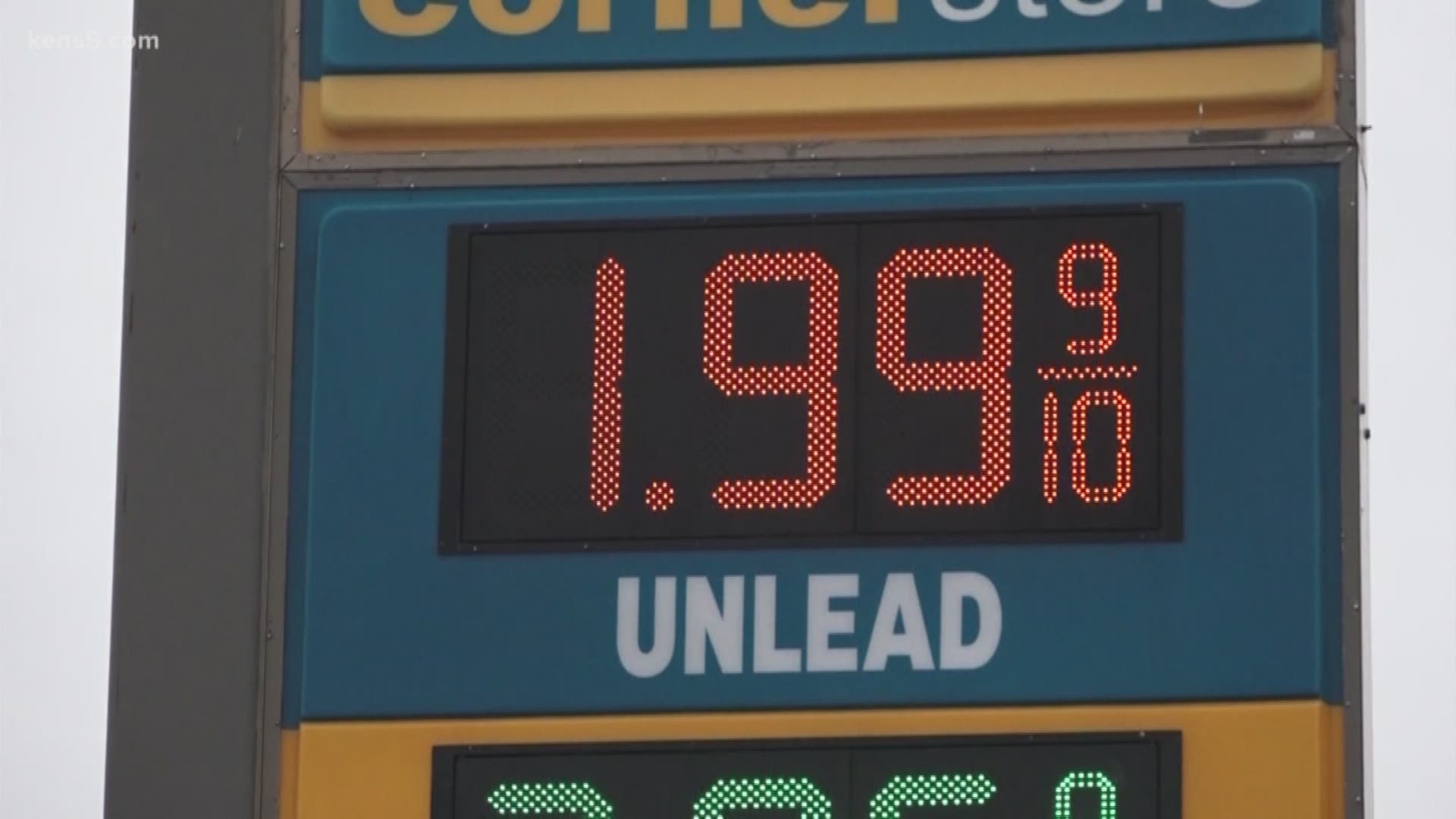 Gas prices dropping below 2 across San Antonio