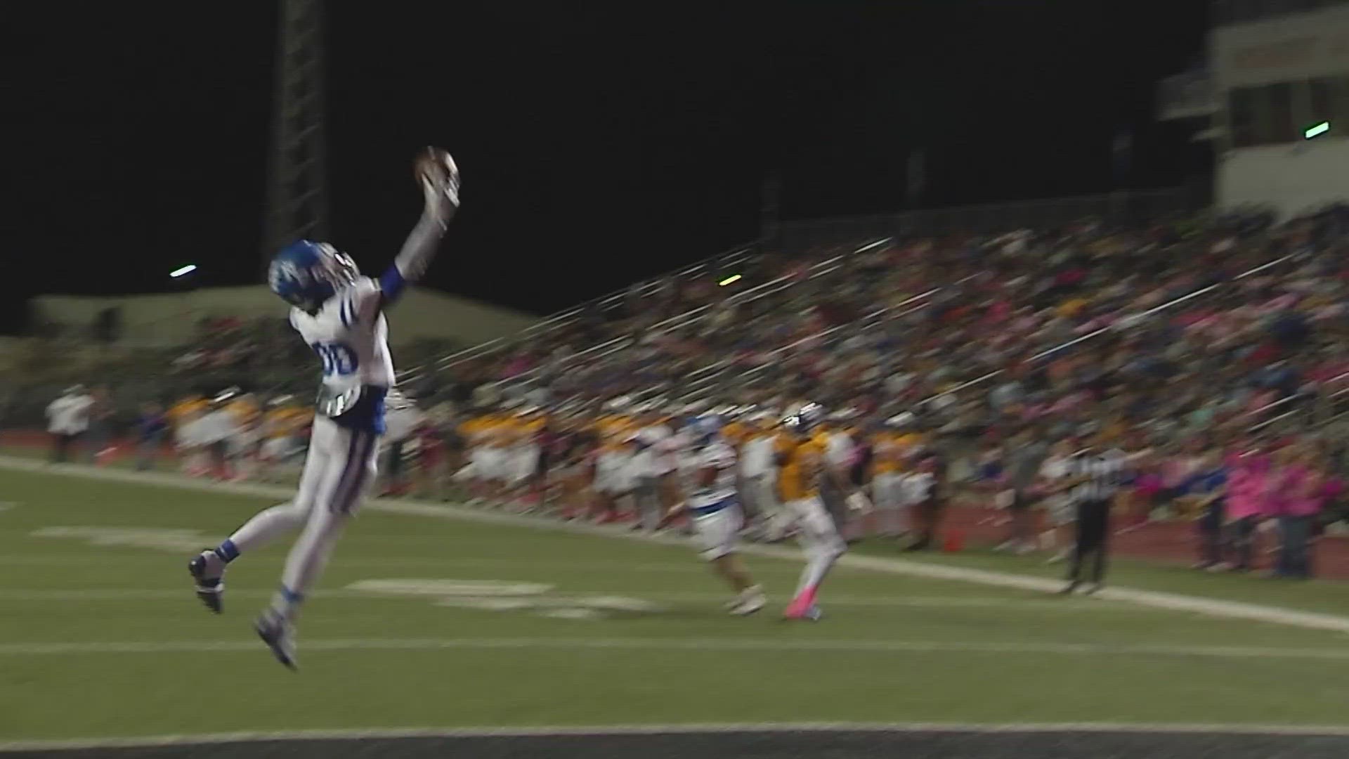 This week produced some serious play of the year candidates. From one handed grabs to airborne interceptions, KENS 5 Football Round up for week 9 has it all.