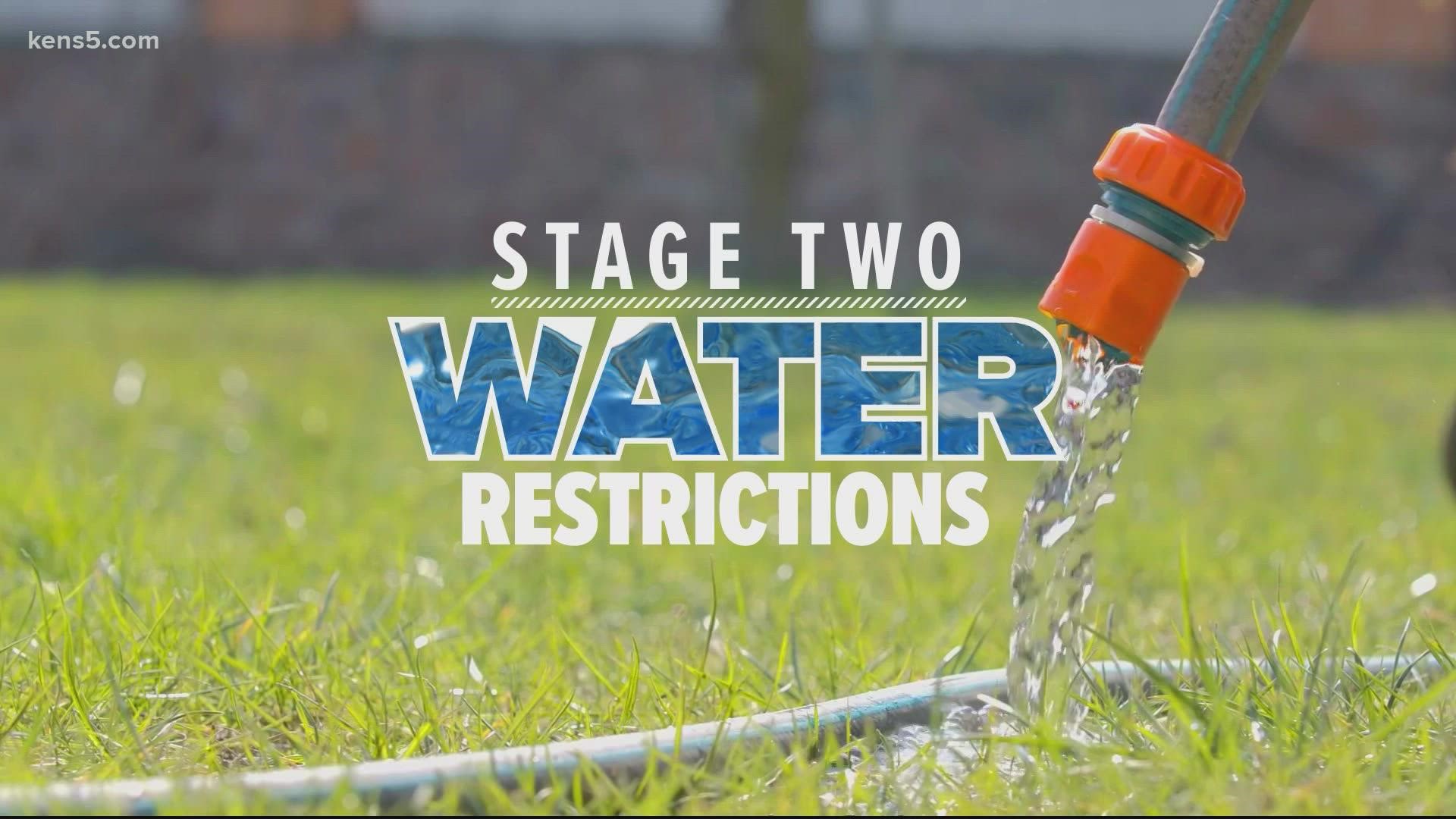 Here's what to know about Stage 2 water restrictions in San Antonio